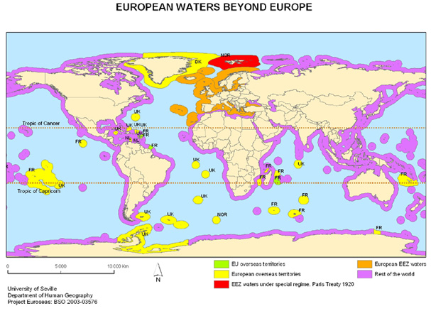 European Waters Beyond Europe