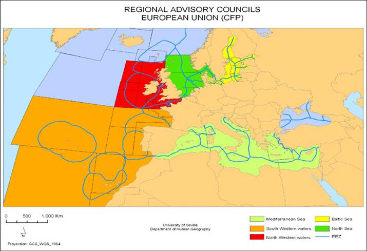 European Marine regions